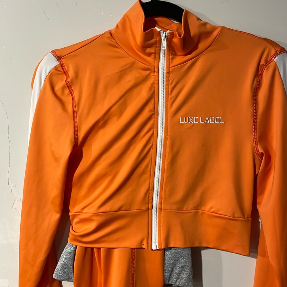 Orange sweatsuit